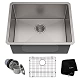 51l8zyUvQoL. SL160 | 6 Best Stainless Scratch Resistant Kitchen Sink Reviews KRAUS Standard PRO 23-Inch 16 Gauge Undermount Single Bowl Stainless Steel Kitchen Sink, KHU101-23