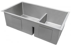 Ruvati 28 inch Low Divide Double Bowl Undermount Stainless Steel Kitchen Sink RVH7255 | 6 Best Stainless Scratch Resistant Kitchen Sink Reviews