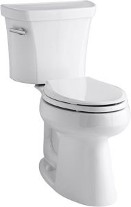 KOHLER K-3889-0 Highline Comfort Height 1.28 gpf Toilet, 10-inch Rough-in, White